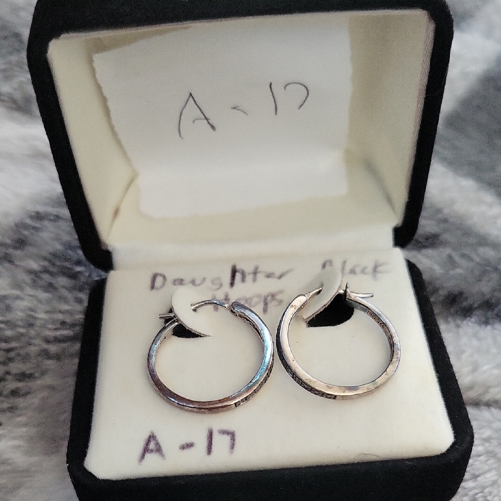 Elegant Silver Hoop Earrings